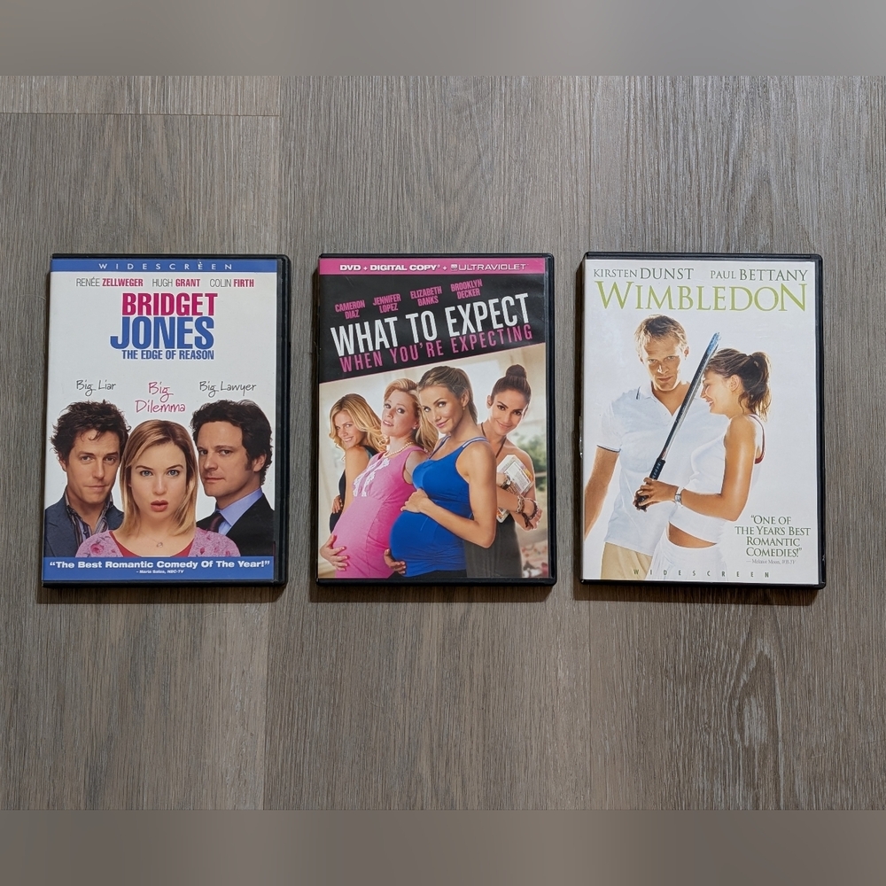 Set of 3 Romantic Comedy DVDs - Preloved